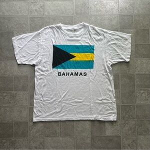 Vintage Bahamas Flag Tshirt Large